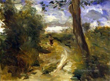 ピエール=オーギュスト・ルノワール Painting - 嵐の間の風景 ピエール・オーギュスト・ルノワール